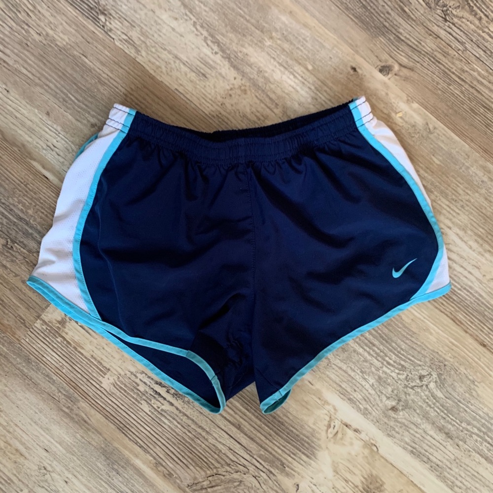 blue nike shorts